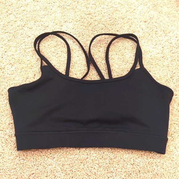 Black Sports Bra - Picture 1 of 4